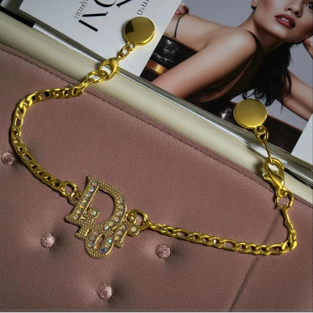 Custom Zipperpull pendant bracelet